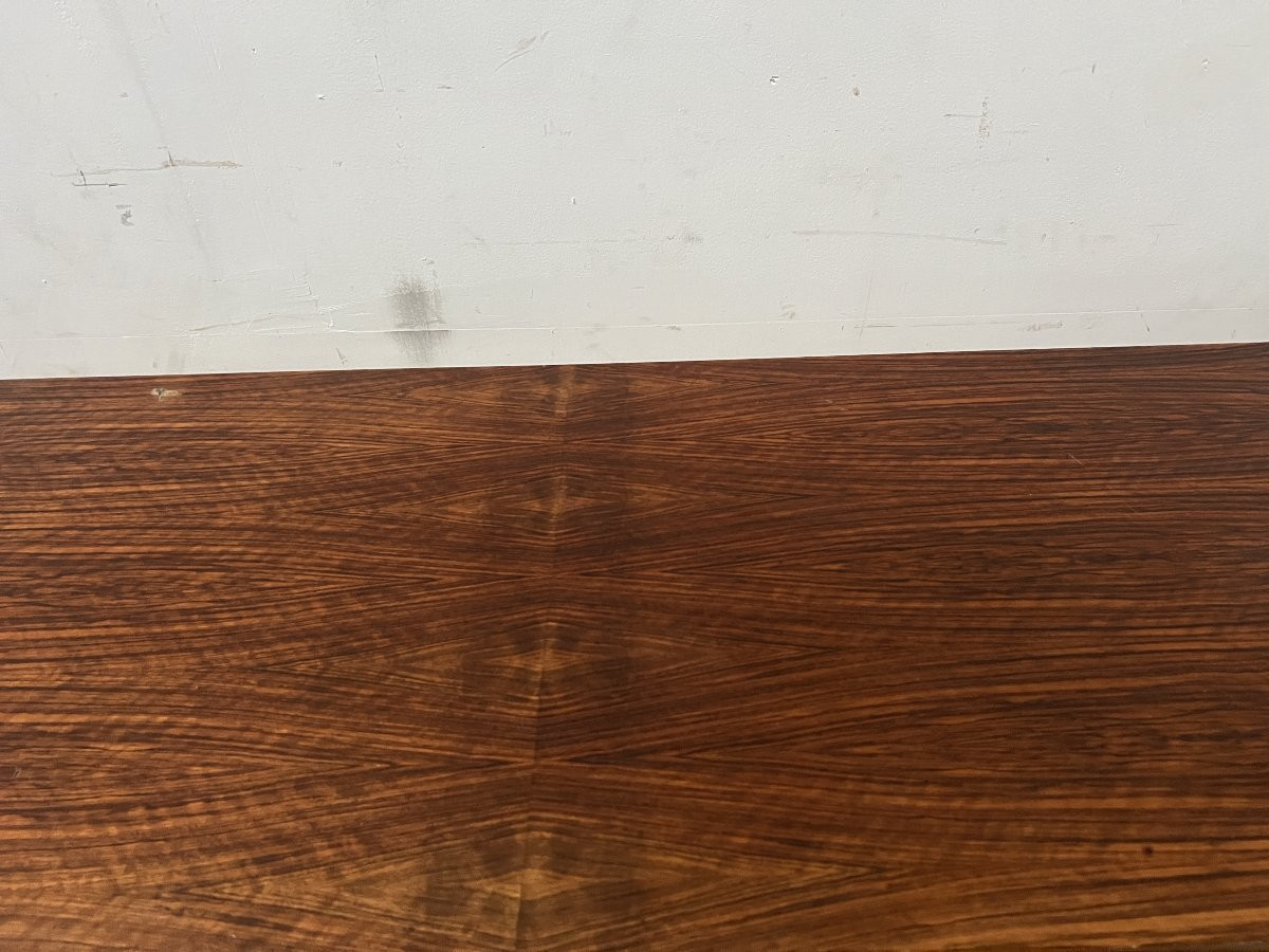 Danish Sideboard In Veneered Wood With Iron Legs, 20th Century-photo-4