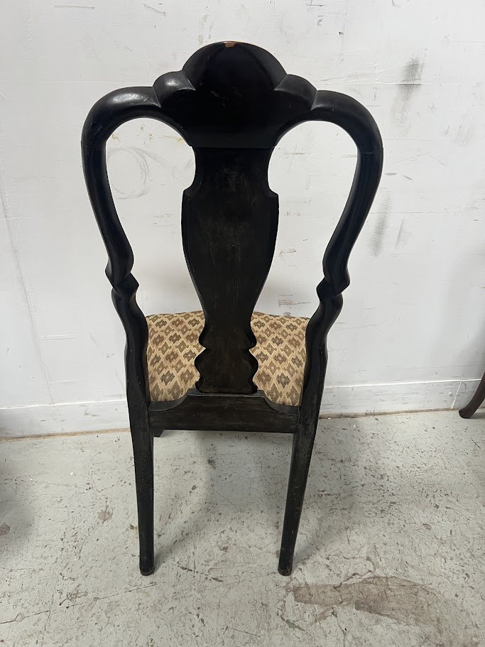 Suite Of Eight Dutch Chairs In Inlaid Wood 19th Century-photo-7