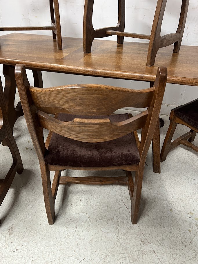 Dining Room Furniture XX Century Table And Chairs-photo-1