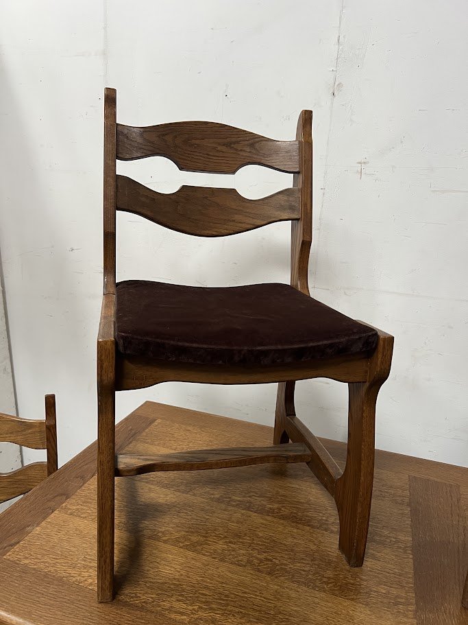 Dining Room Furniture XX Century Table And Chairs-photo-6