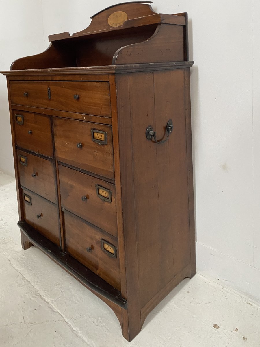 20th-century English-style Chest Of Drawers-photo-2