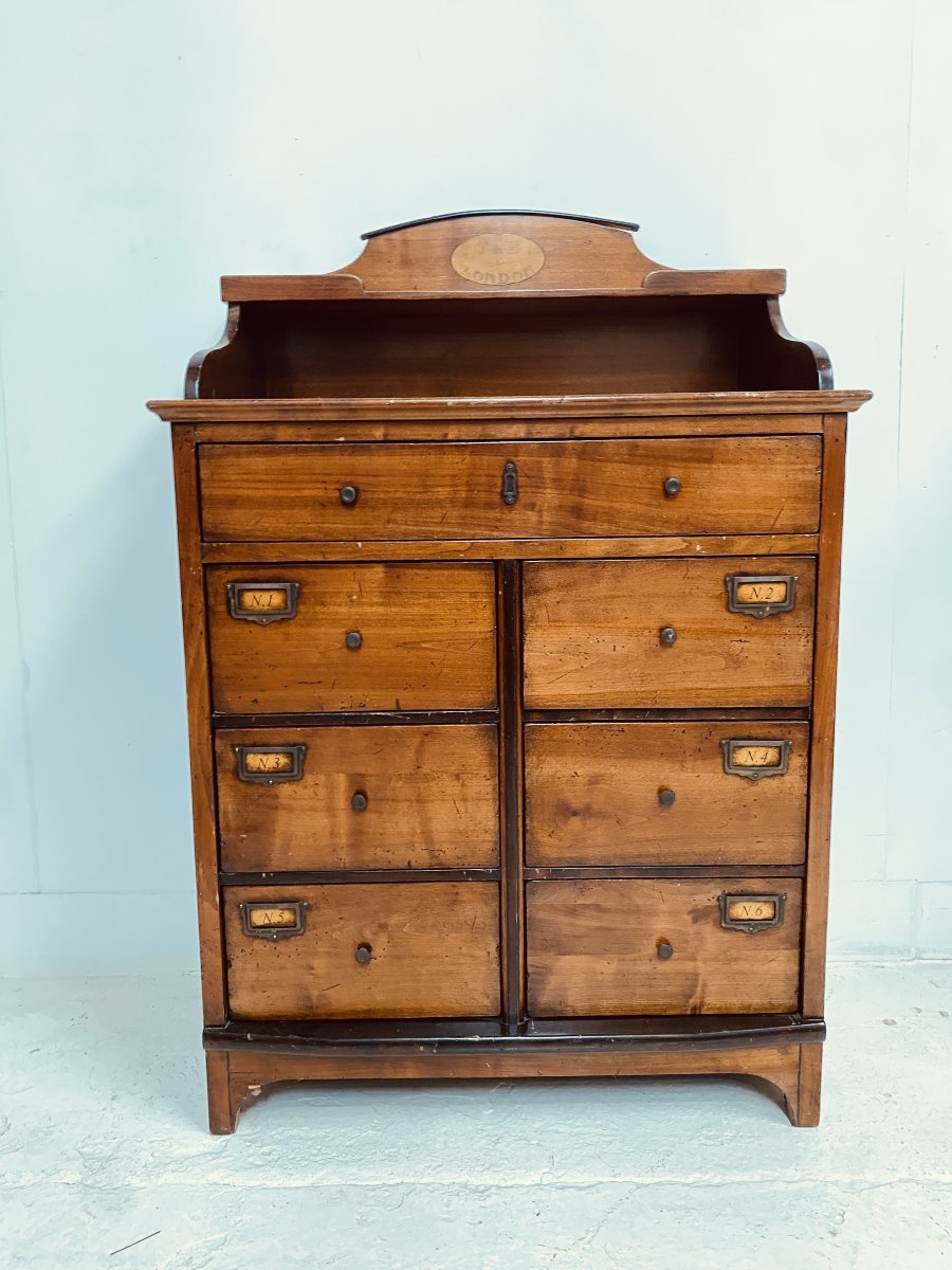 20th-century English-style Chest Of Drawers