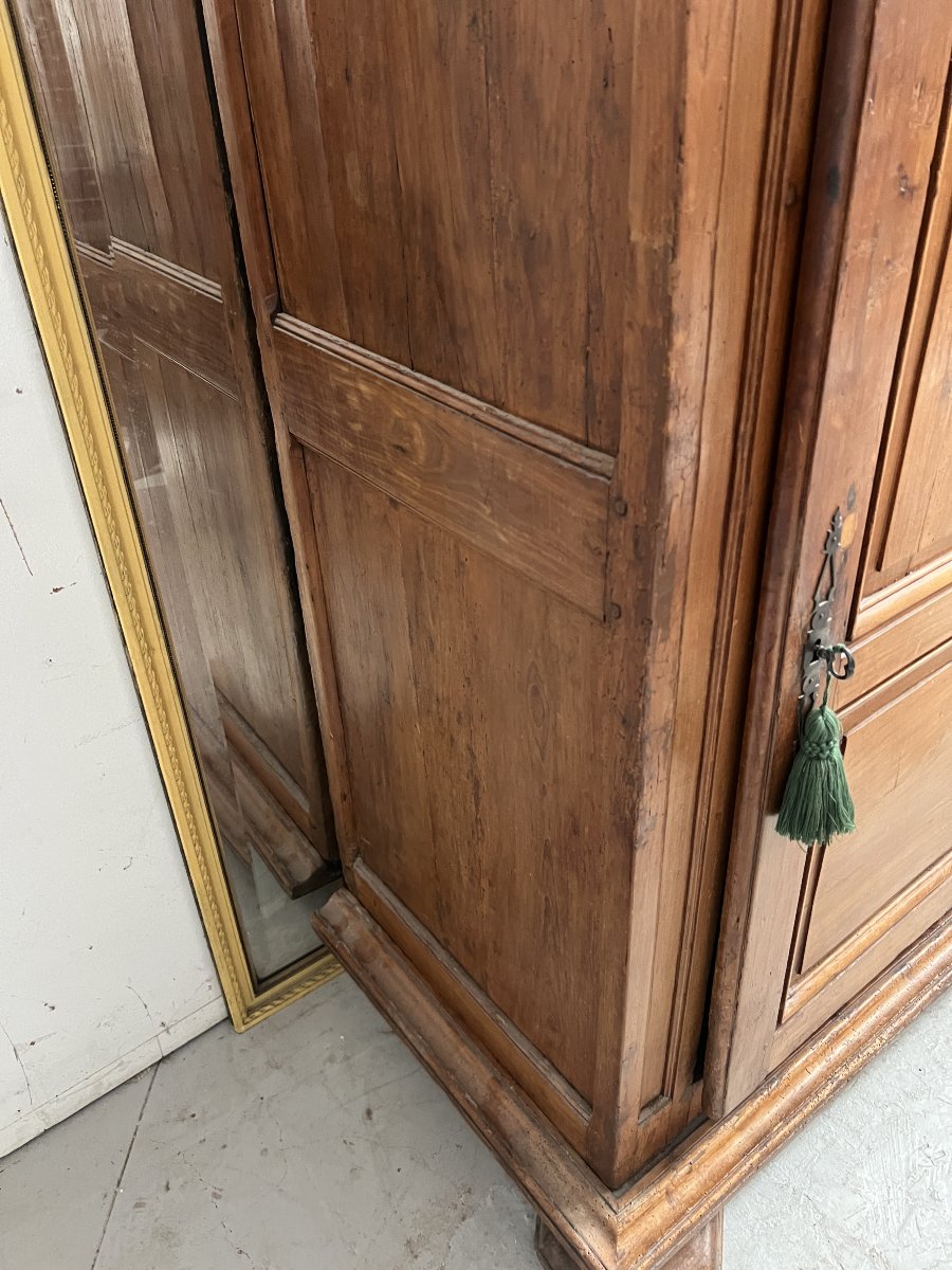 19th-century Solid Cherry Wood Stocking Frame-photo-4