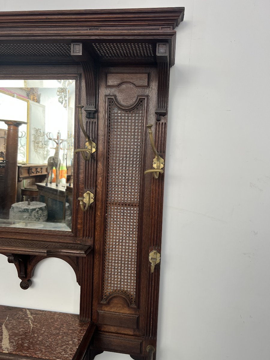 Porte manteaux a console de style Louis XVI Patheres en bronze XX siècle-photo-3