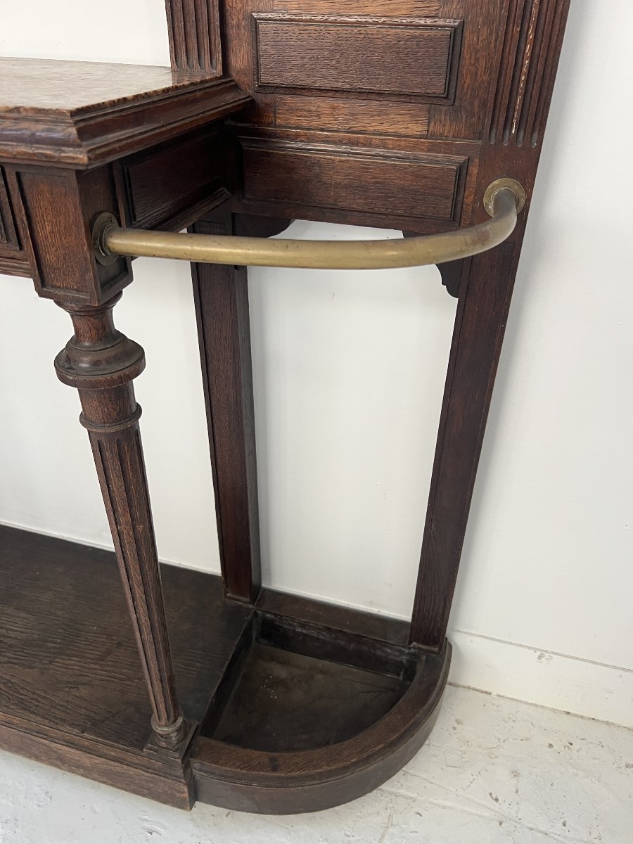Porte manteaux a console de style Louis XVI Patheres en bronze XX siècle-photo-5