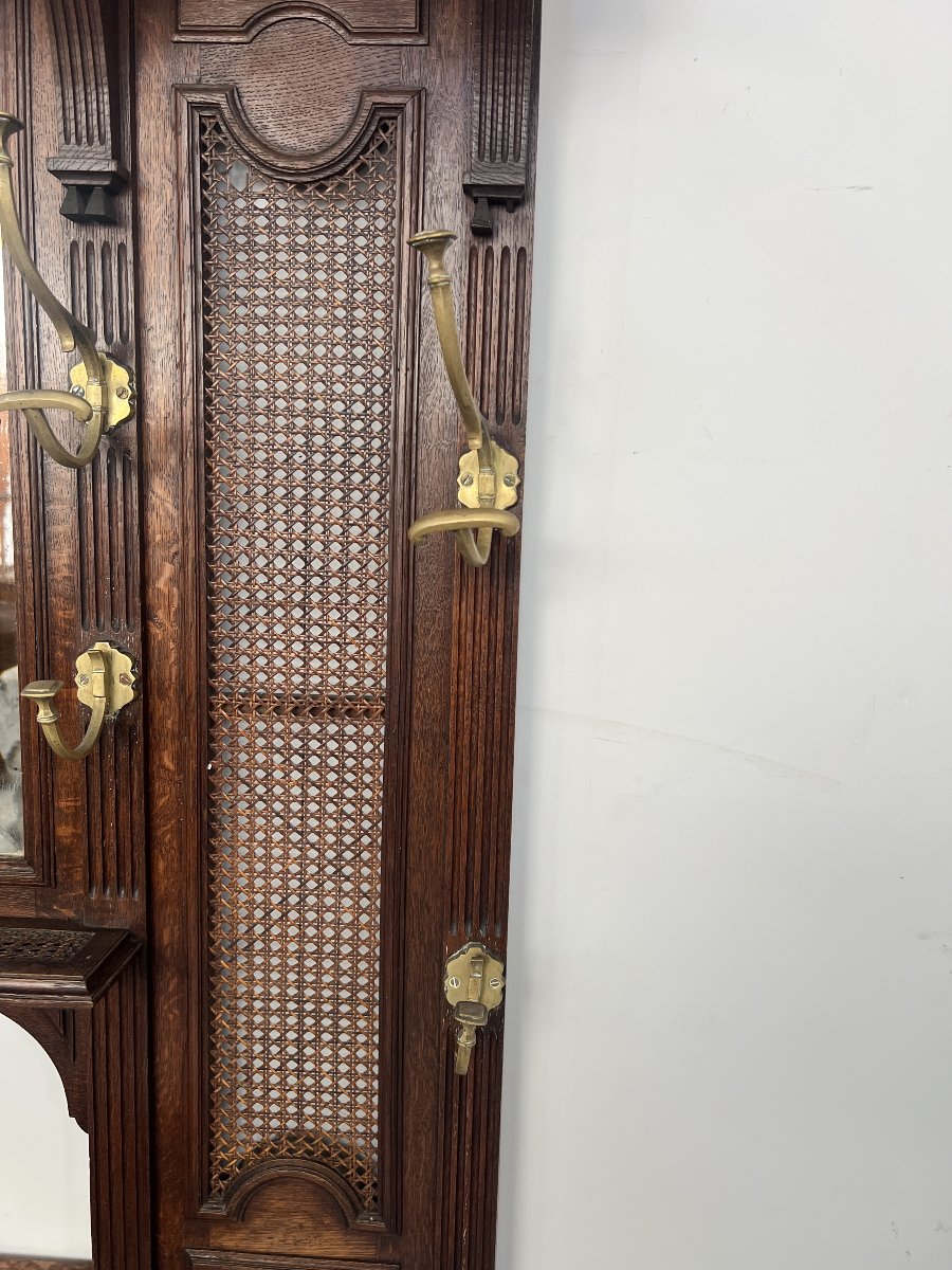 Porte manteaux a console de style Louis XVI Patheres en bronze XX siècle-photo-8