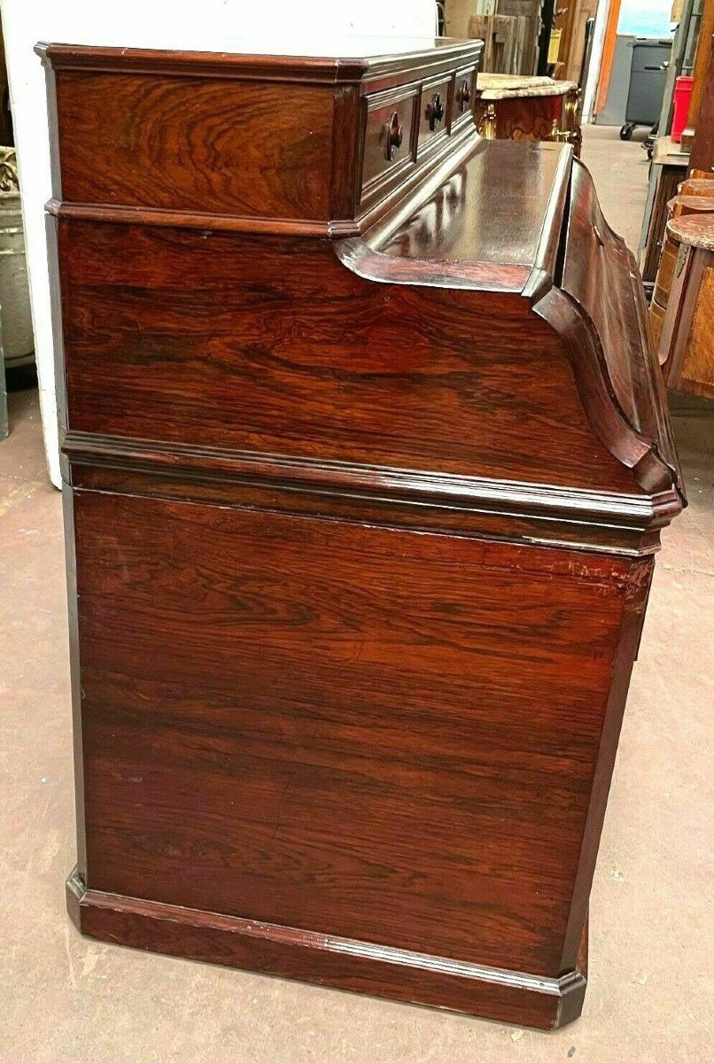 Napoleon III Desk In Rosewood With Boxes And Tiered XIX Century-photo-2