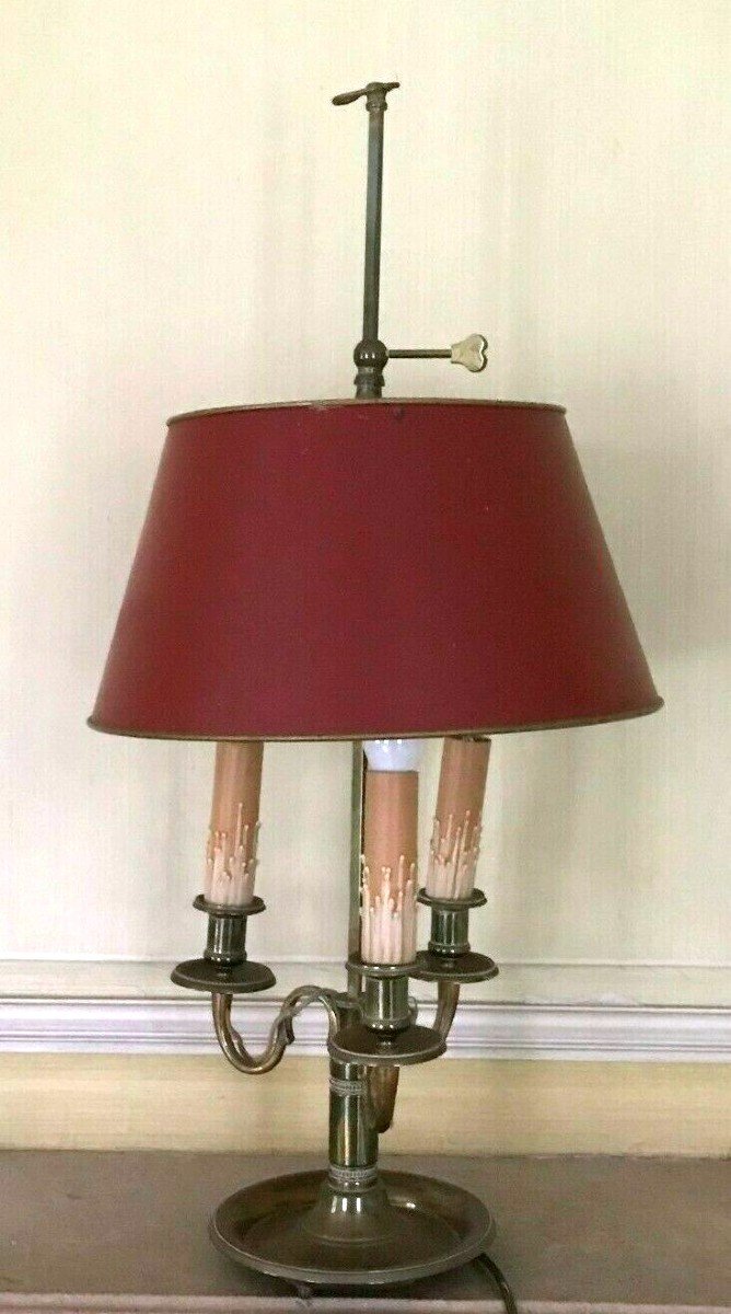 Bouillotte Lamp Aa Three Lights Louis XVI Style XX Century
