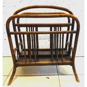 Magazine Rack In Courbet Wood XX Century