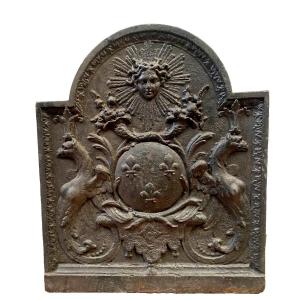 19th Century Cast Iron Fireplace Base Plate