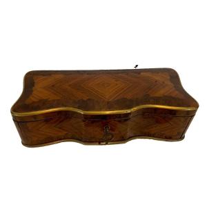 Glove Box In Thuya Burl Napoleon III Boulle Marquetry XIX Century