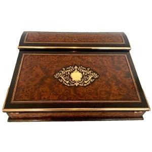  Do You Have One To Sell ? Sell Yours Napoleon III Writing Case In Marquetry And Magnifying Glass 