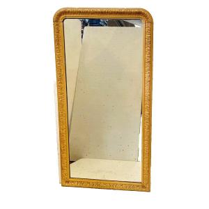 Louis Philippe Mirror In Wood And Patinated Stucco 19th Century