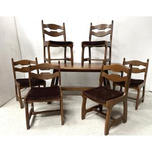 Mobilier de salle a manger Table et chaises XX siècle