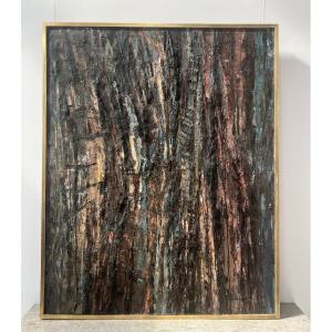 Oil On Canvas, Contemporary Painting By "pollet Leclerc," 20th Century
