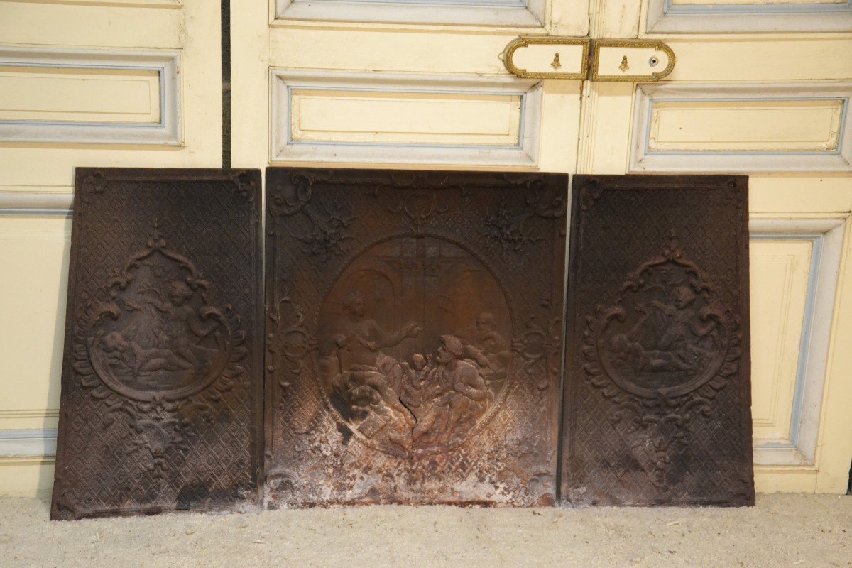 Cast Iron Fireplace Triptych Niii Period