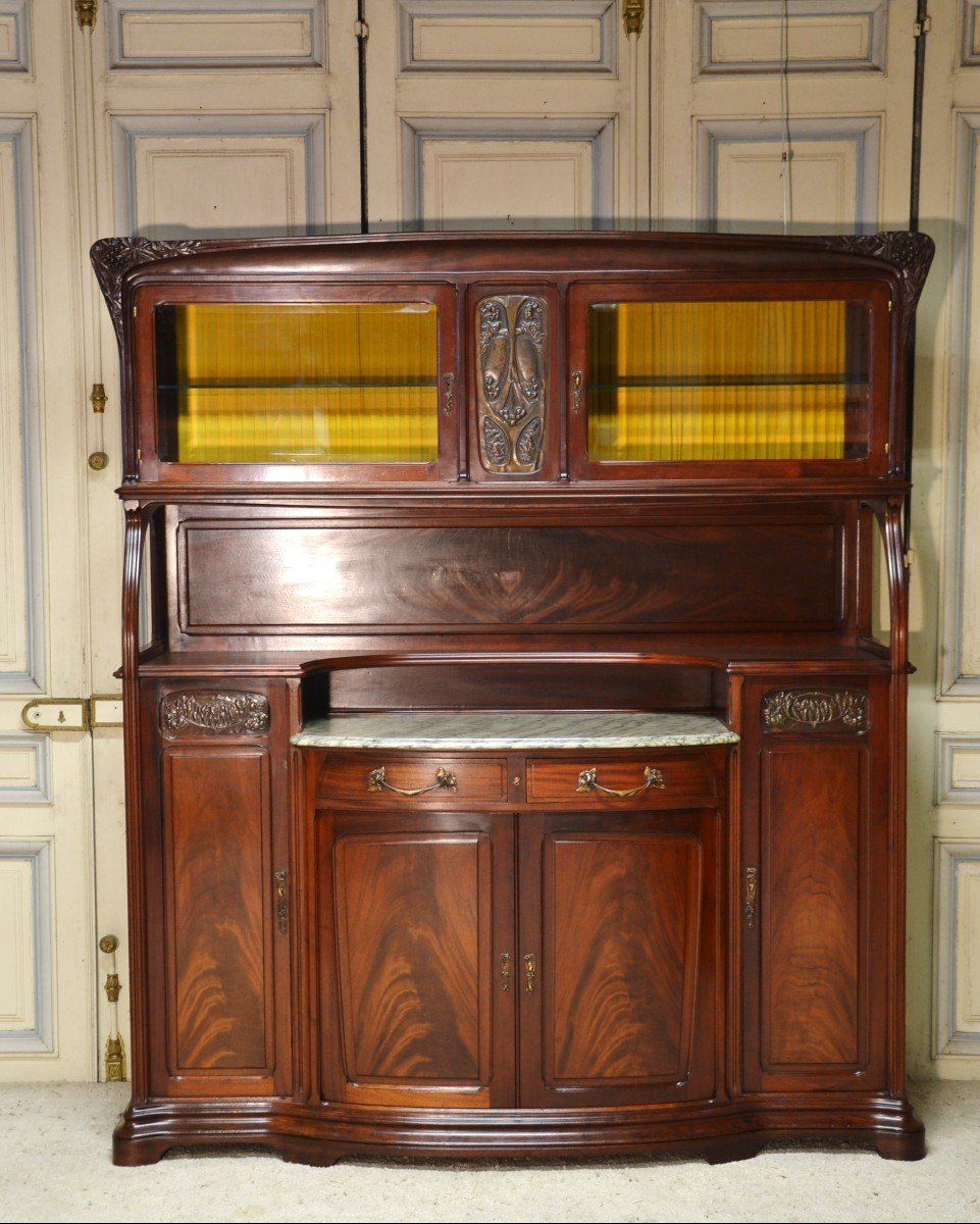 Salle à Manger Art Nouveau En Acajou