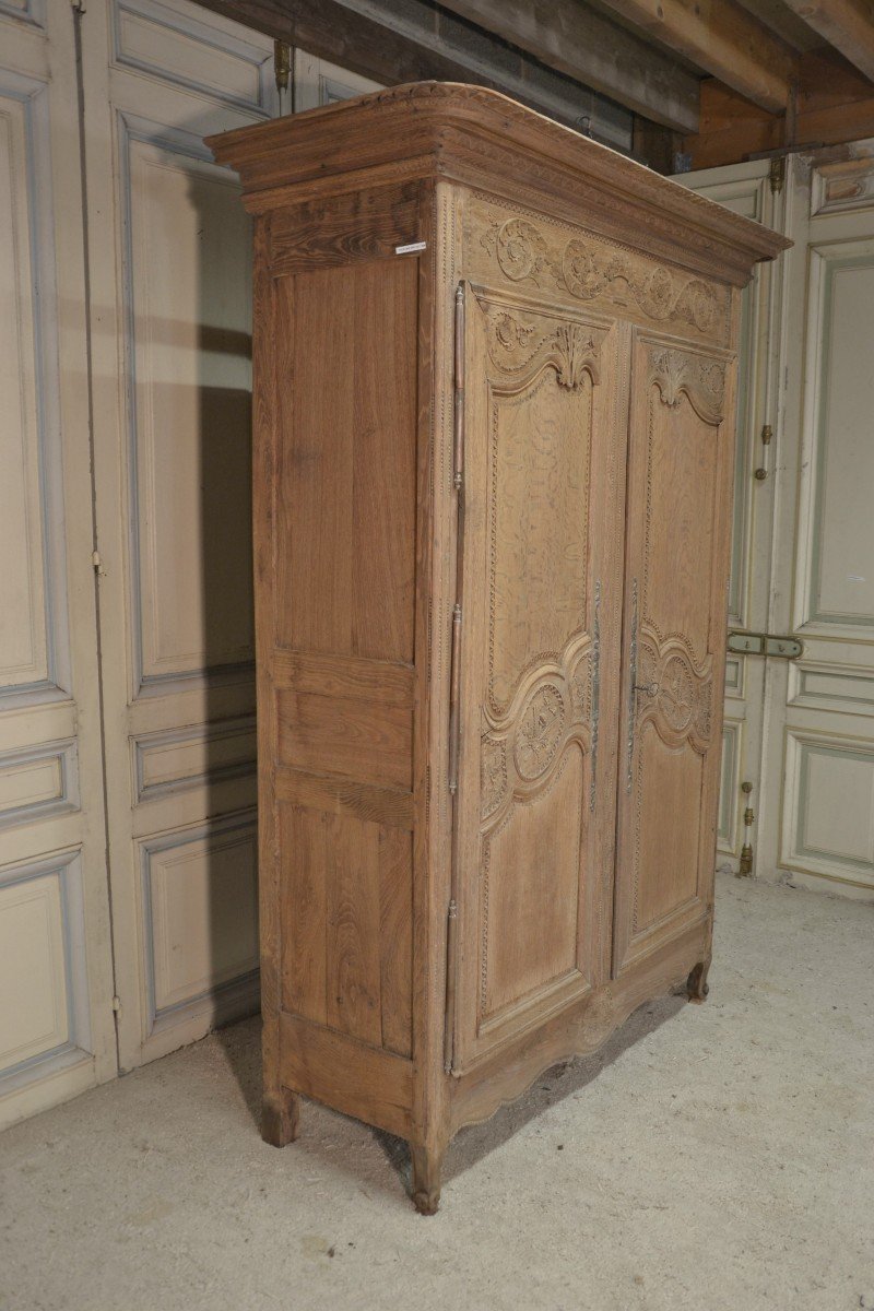 Armoire Normande En Chêne époque XIXe Siècle-photo-2