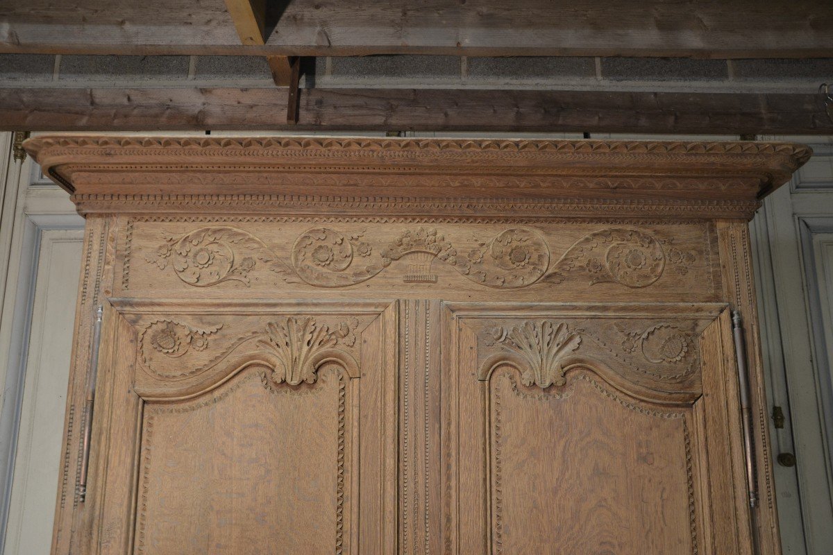 Armoire Normande En Chêne époque XIXe Siècle-photo-3