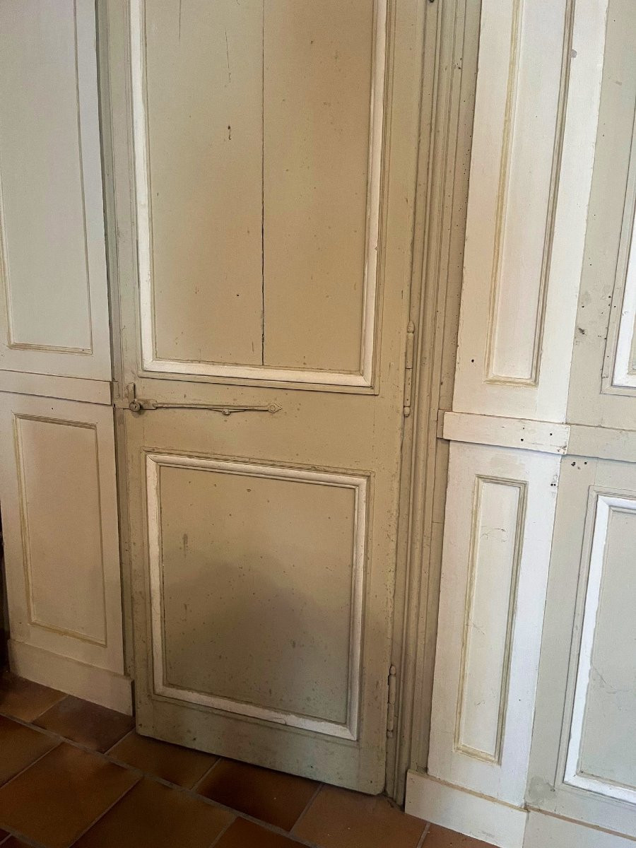boiserie peinte époque XVIIIe siècle-photo-3
