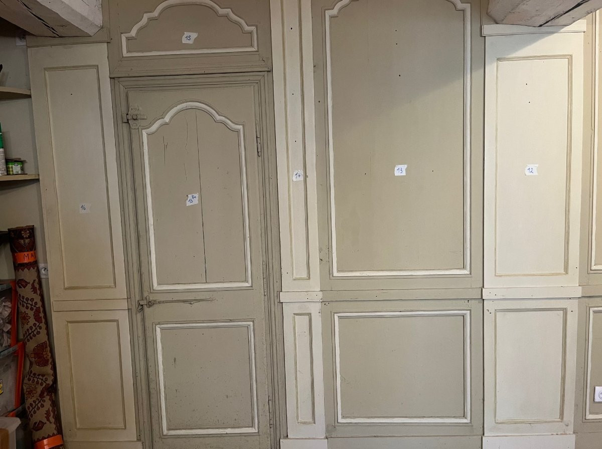 boiserie peinte époque XVIIIe siècle-photo-6