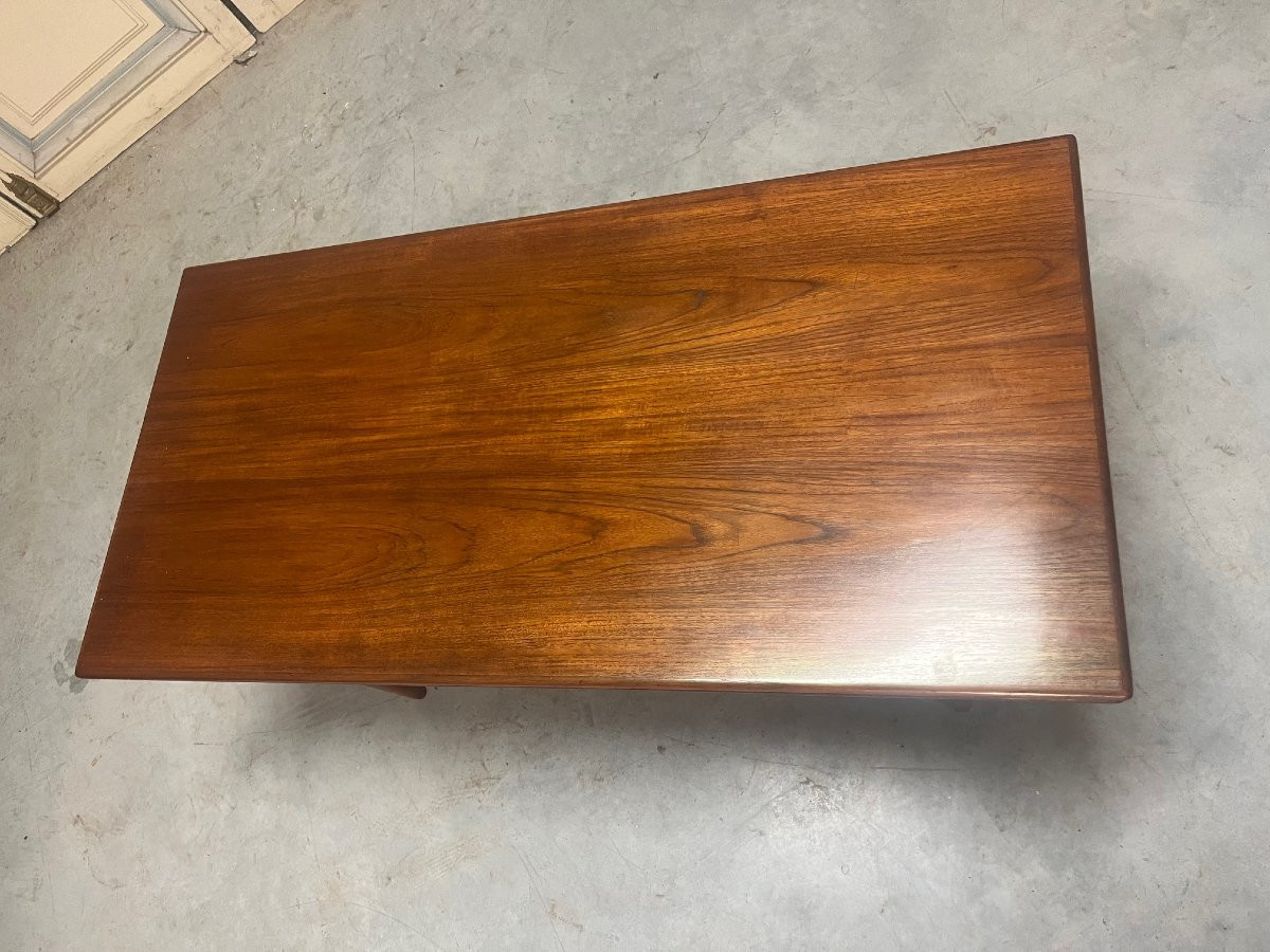 Teak Coffee Table By Kai Kristiansen, 1960s-photo-3