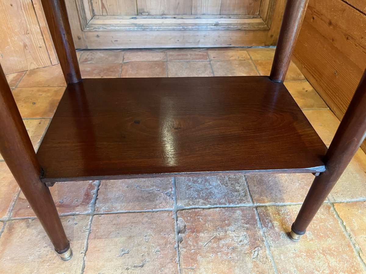 table chiffonnière en acajou époque LXVI-photo-2