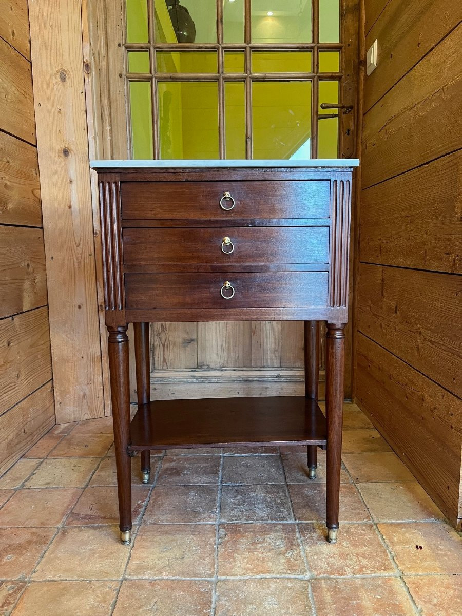 table chiffonnière en acajou époque LXVI-photo-1
