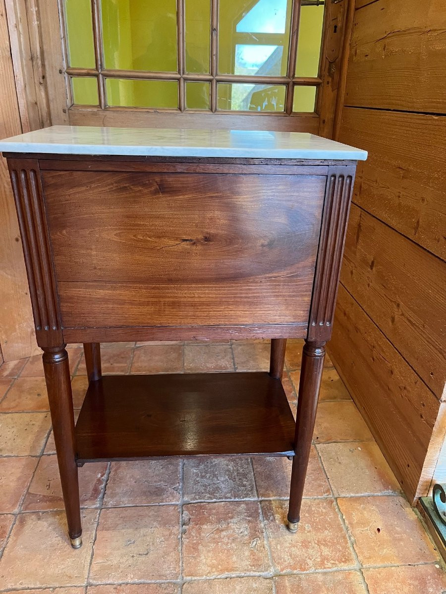 table chiffonnière en acajou époque LXVI-photo-3