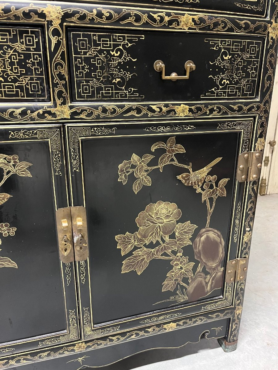 Vitrine chinoise époque milieu du XXe siècle-photo-3