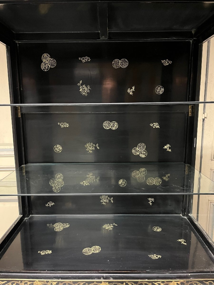 Vitrine chinoise époque milieu du XXe siècle-photo-2