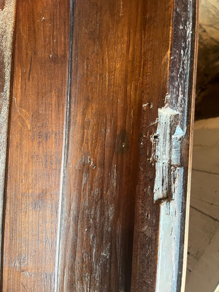 Petit coffre bombé en noyer de style Renaissance-photo-6