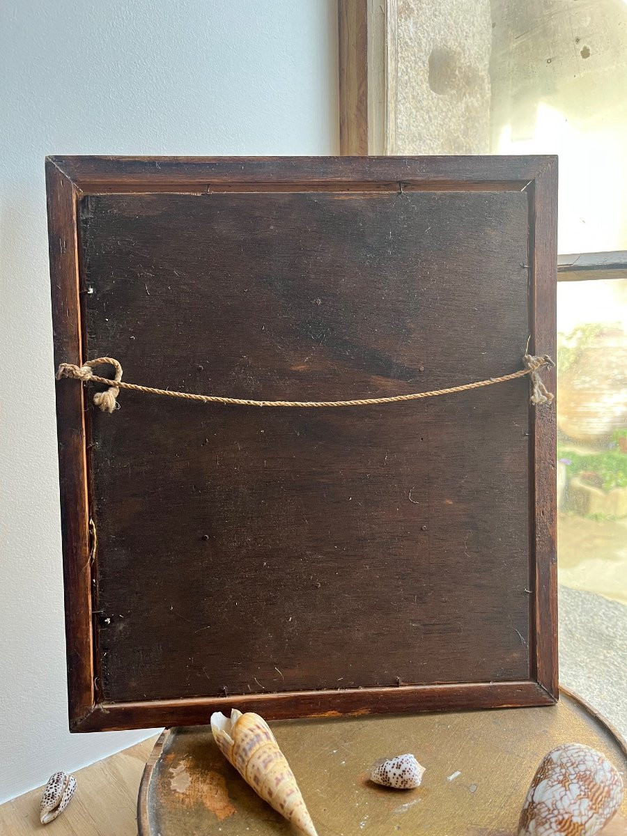 Peinture sur porcelaine représentant une tzigane-photo-4