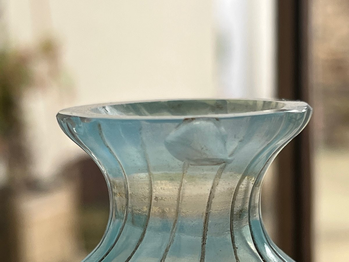 Pair Of Enameled Bottles From The 1900s-photo-2