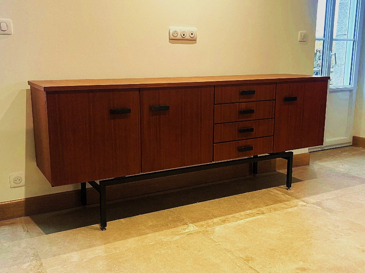 Vintage Teak Sideboard From The 1960s-70s-photo-2