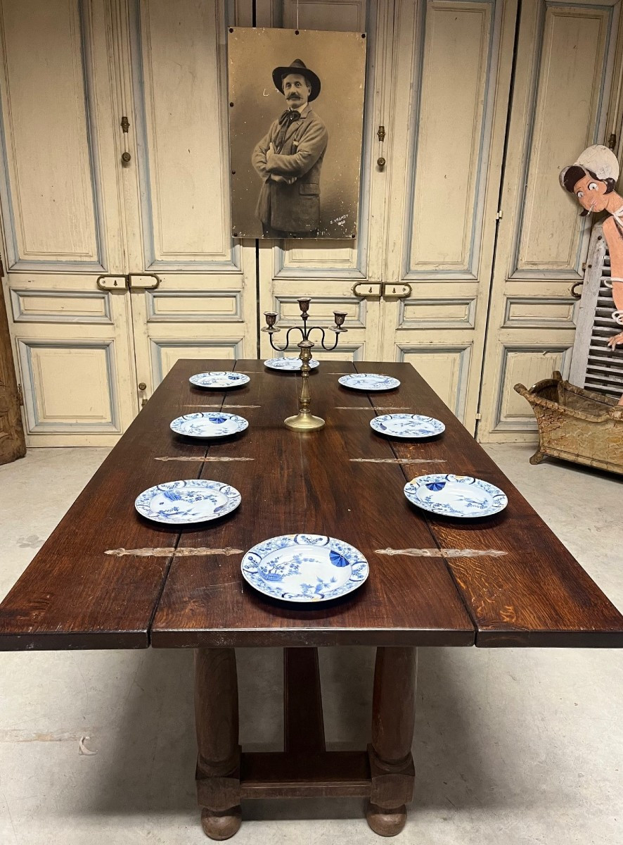 Monastery Table Convertible Into A Console-photo-3