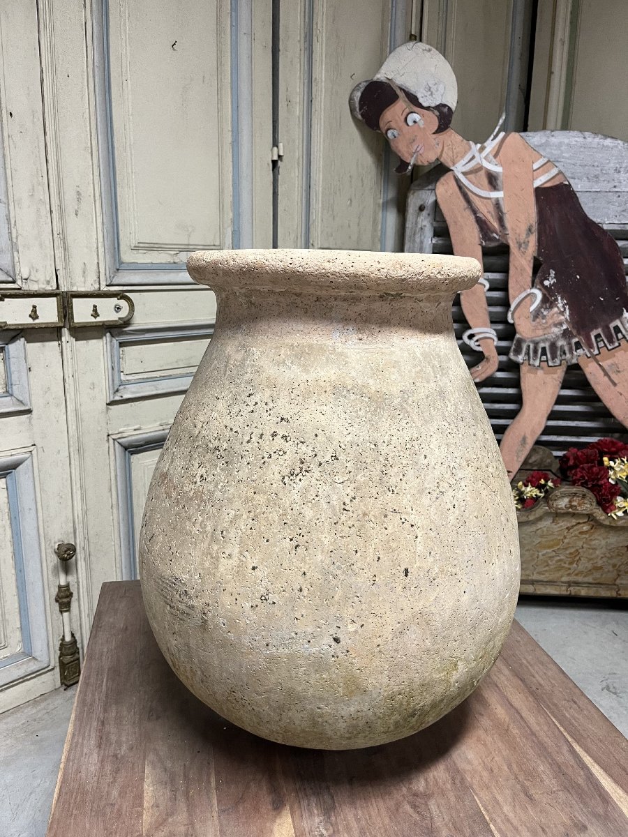 Jarre "Biot" en terre cuite époque XIXe siècle-photo-1
