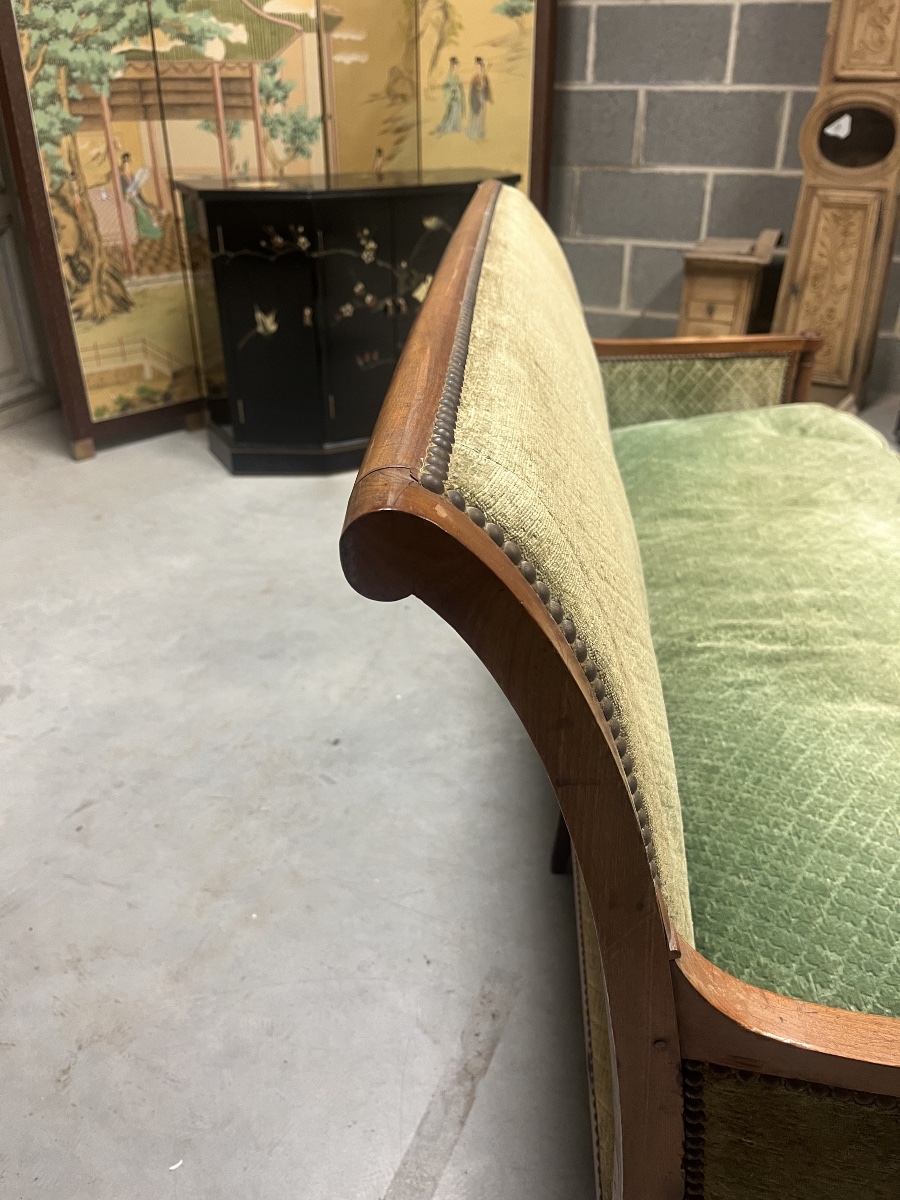 Cherry Wood Sofa, Directoire Period. -photo-4