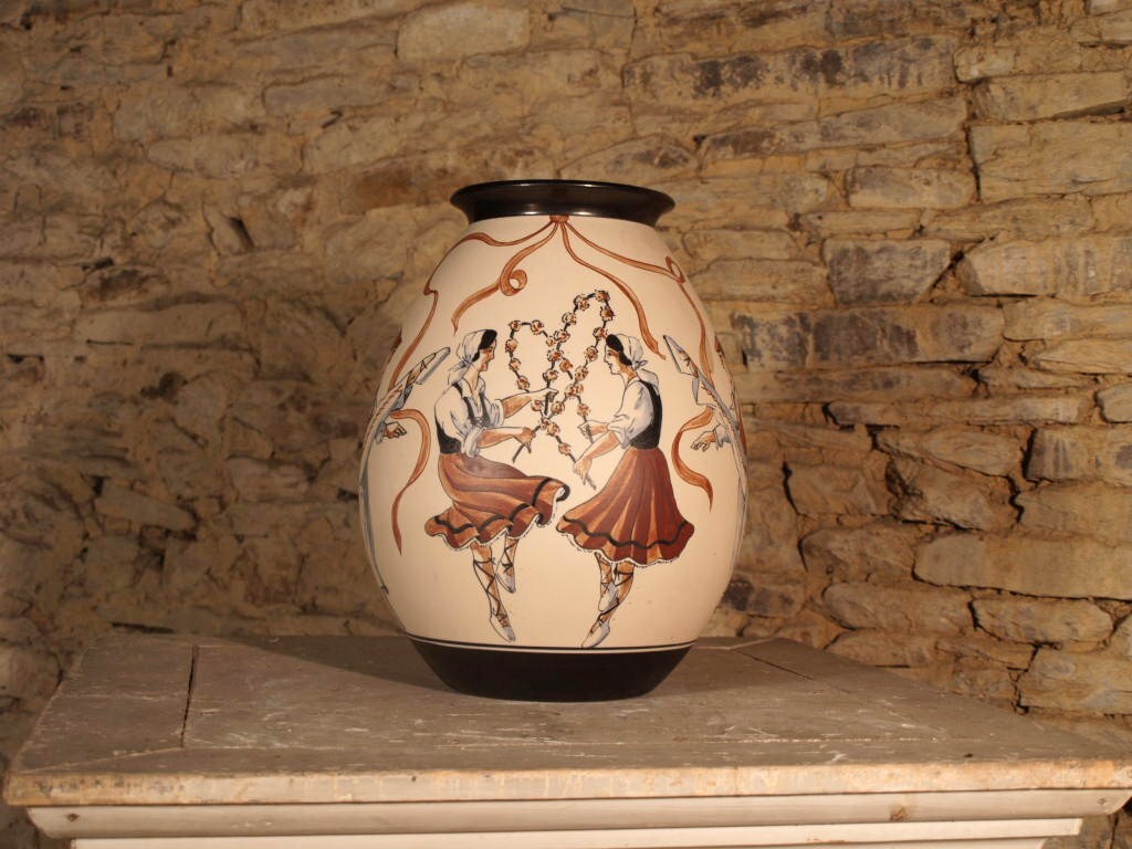 Vase Ciboure Signé Richard le Corrone.