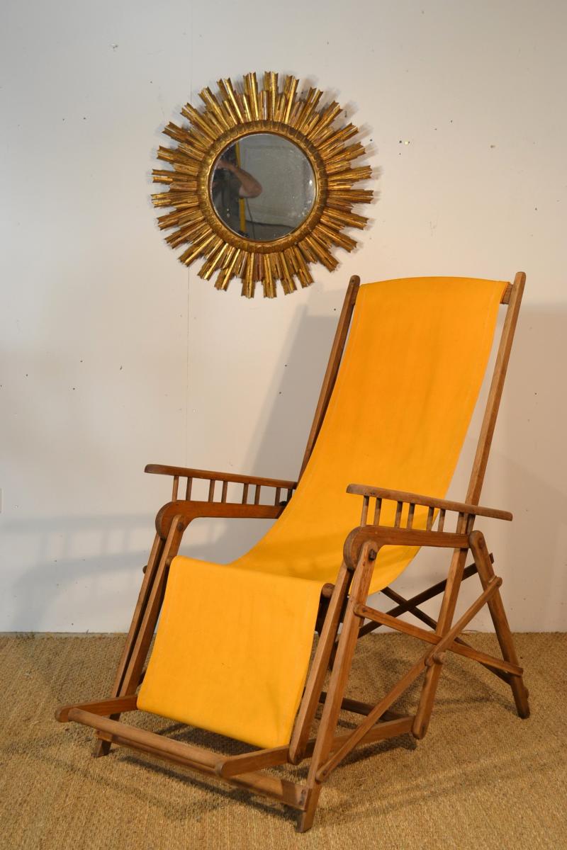 Chaise De Pont Pliante Asca, Vintage