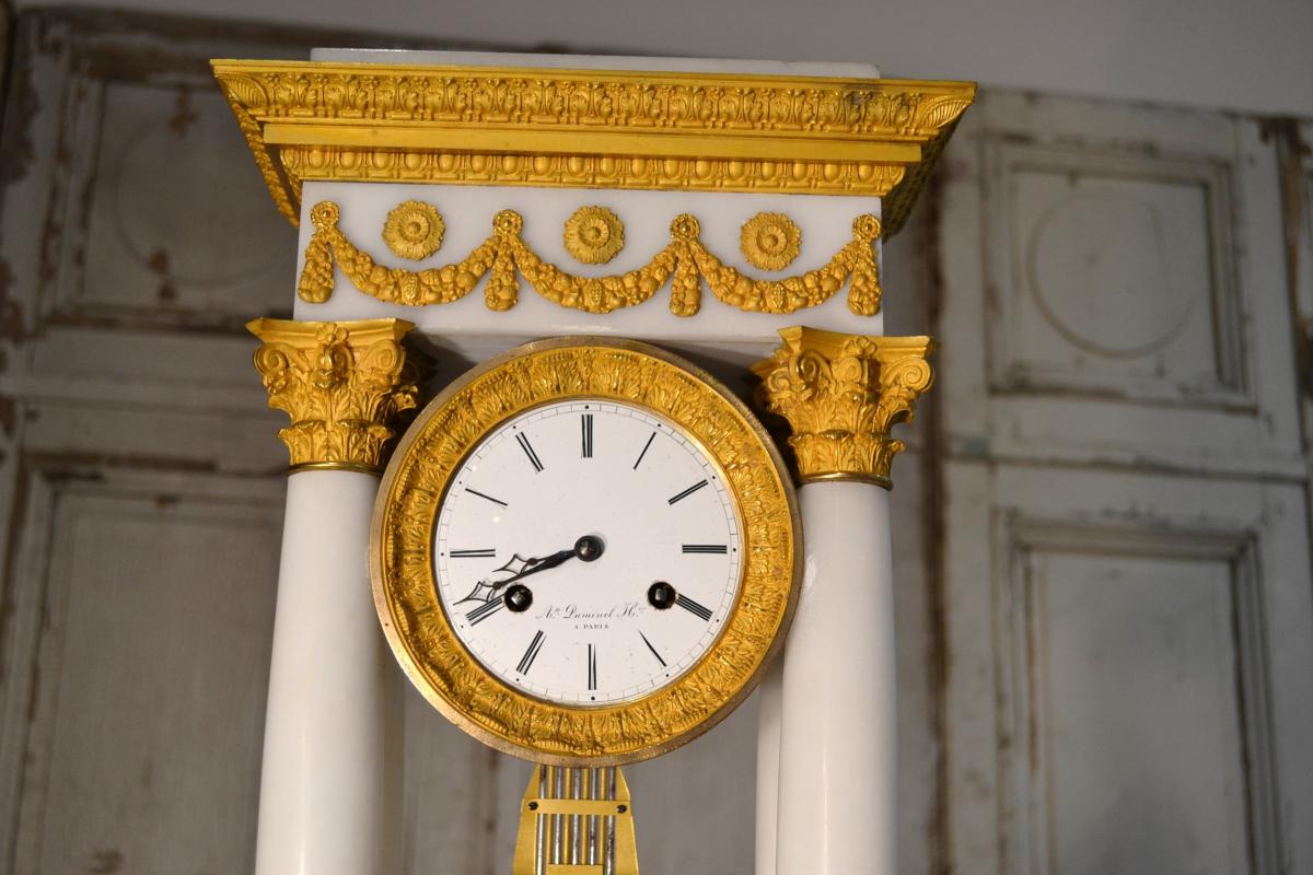 Clock At Column Restoration Period-photo-2