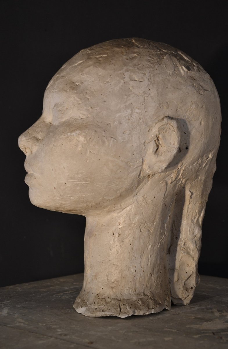 1930s Plaster Workshop Bust-photo-2