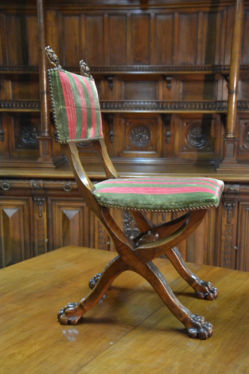 XIXth Century Walnut Dining Room-photo-1