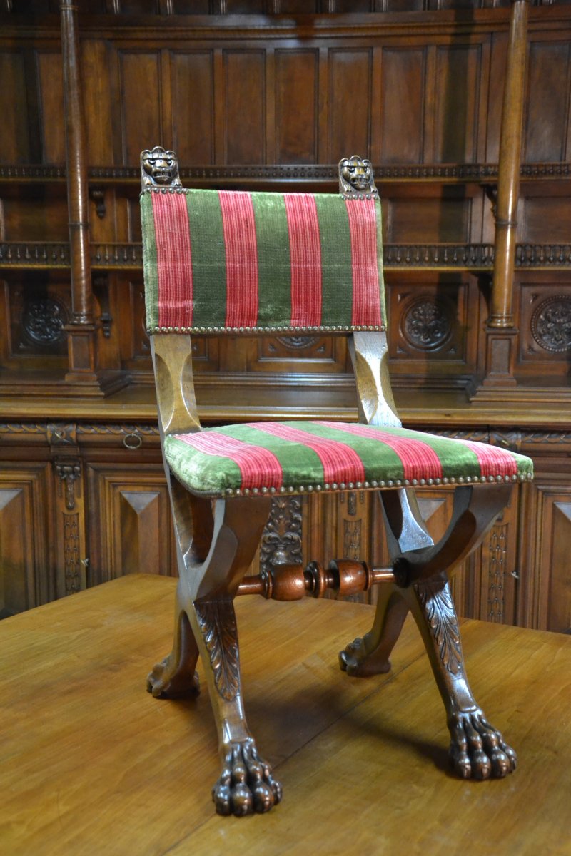 XIXth Century Walnut Dining Room-photo-2