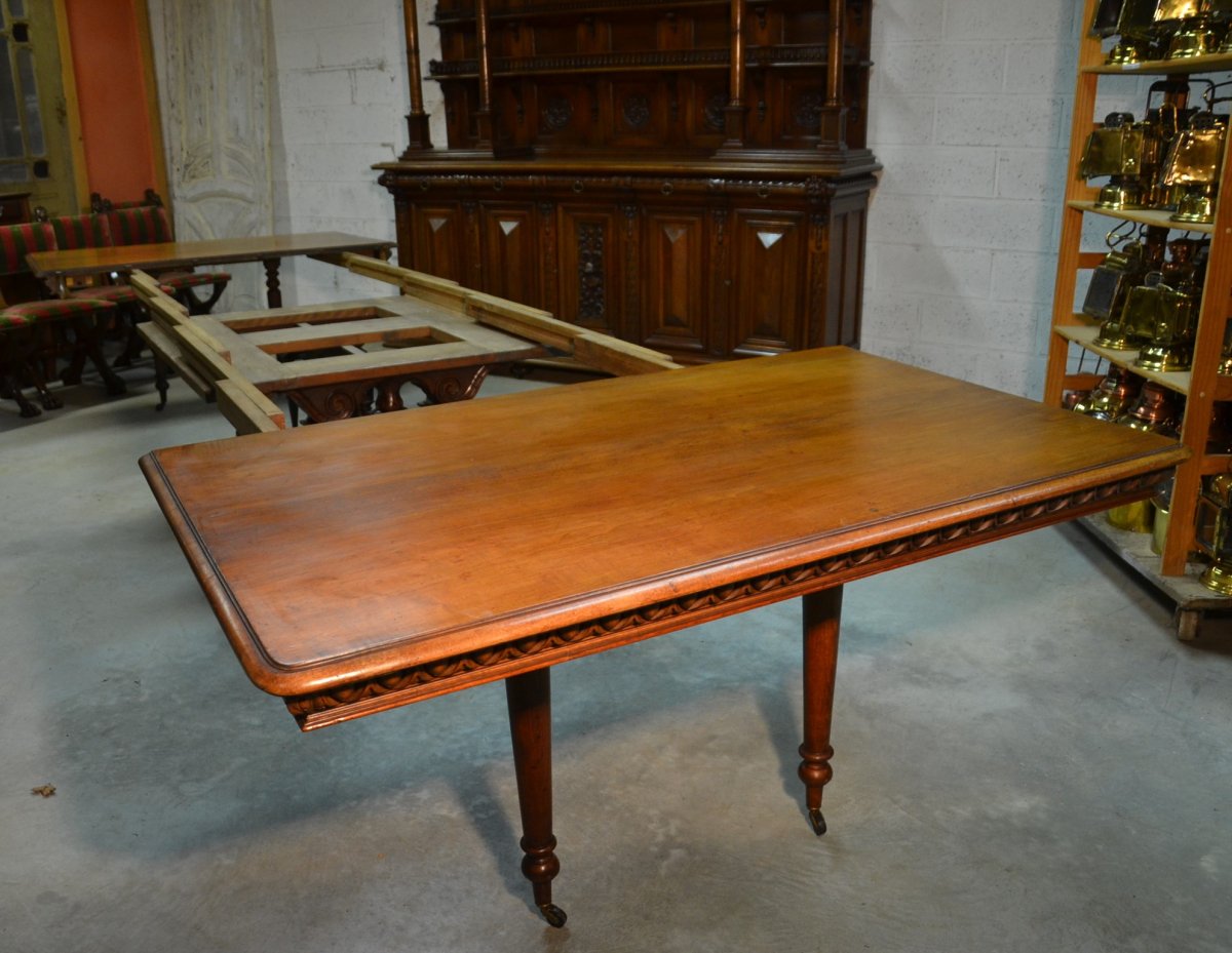 XIXth Century Walnut Dining Room-photo-6