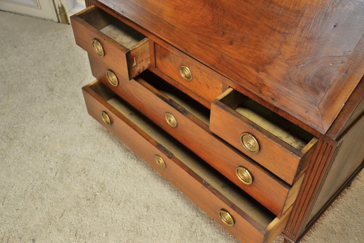 Directoire Period Walnut Slope Desk-photo-2