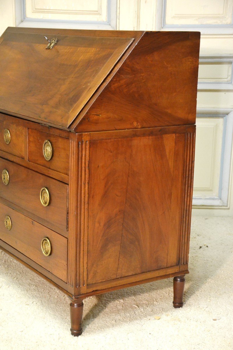 Directoire Period Walnut Slope Desk-photo-3