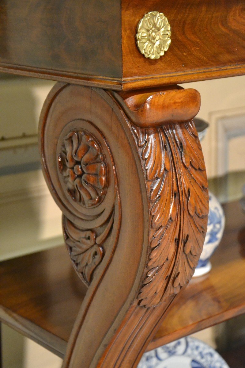 Console-garden Mahogany In The Style Of Jacob-desmalter-photo-3