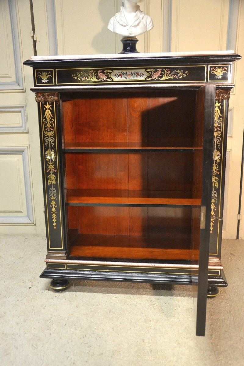 Sideboard Between Two In Marquetry Period N III-photo-3