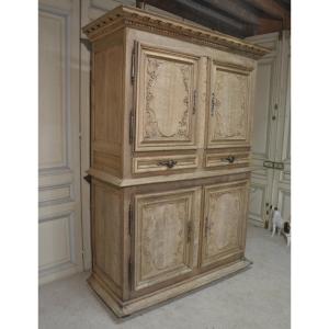 Buffet Four Shutters In Regency Style Oak.